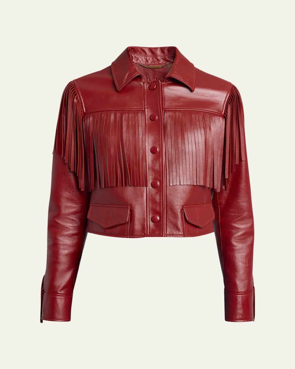 Fringed Leather Jacket